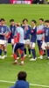 日本队在温布利球场1-0击败英格兰队！赛后球员们疯狂庆祝
